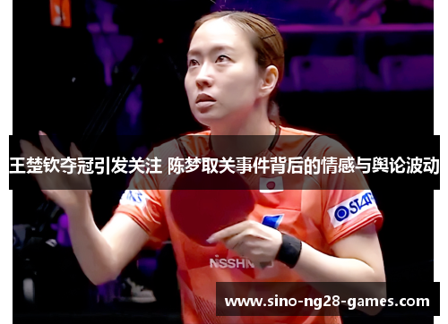 王楚钦夺冠引发关注 陈梦取关事件背后的情感与舆论波动